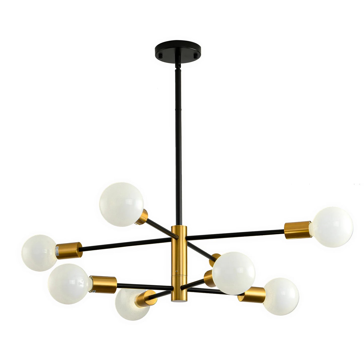 Modern Nordic Sputnik Black Chandeliers LED Lamp 8/10/12Light Home Lighting Indoor Fixtures Pendant Ceiling Not Included Bulbs