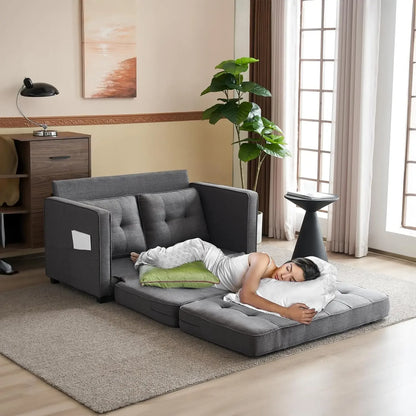 Convertible Sofa Bed Couch Futon Couches for Living Room, Twin Folding Couch Bed for Small Spaces, Gaming Bed