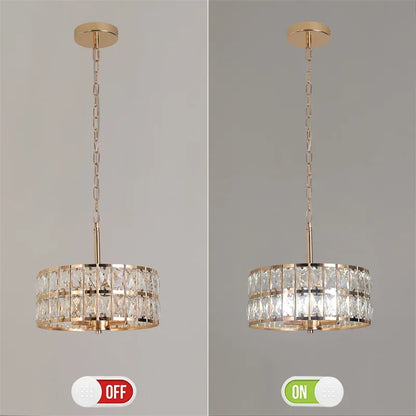 Luxury Pendant Light Crystal LED Chandelier Nordic Home Decor Ceiling Lamp Modern Kitchen Island Dining Living Room Fixture Lum