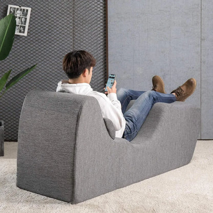 Chaise lounge ZINUS Lotus Zero Gravity, sillón reclinable de espuma para sala de estar, posicionamiento ergonómico para una mejor relajación, almohada incluida