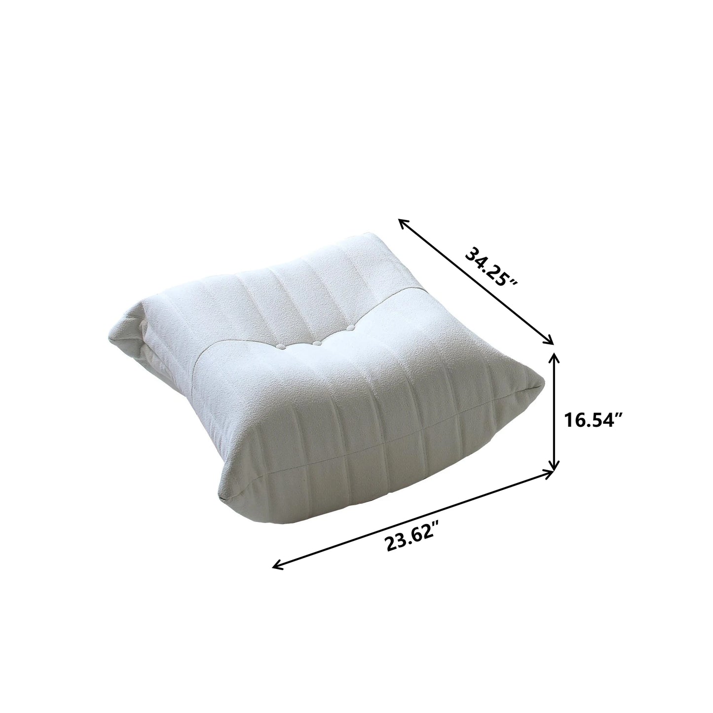 Moderno conjunto de sofá tipo puf para sala de estar, dormitorio, sofá de ocio, tatami, cómodo sofá perezoso de terciopelo de peluche, sofás de suelo suave, sillas