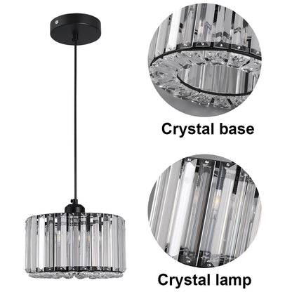 Lampe suspendue à LED en verre, lampe de plafond moderne réglable pour salon, salle à manger, allée nordique, décoration de balcon, couloir, luminaire suspendu