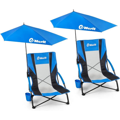 Chaise de plage en bandoulière avec chaises de plage basses pour adultes Chaise de camping pliable avec porte-gobelet Chaise Plage Chaises De Plage