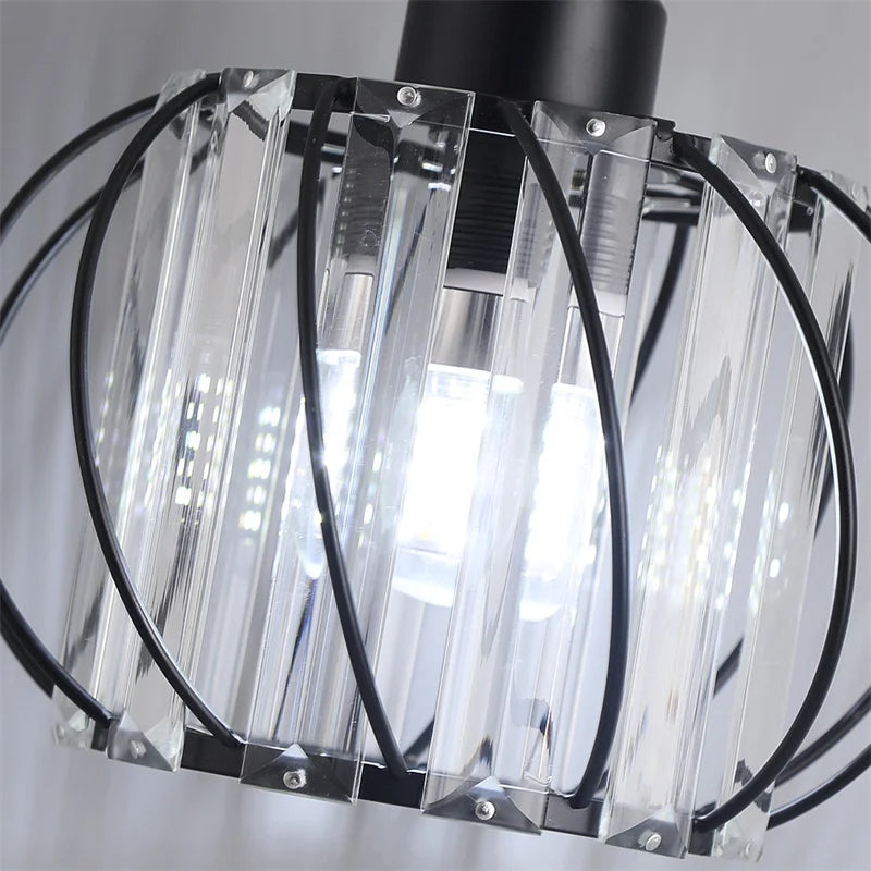 Lustre moderne avec ampoule E27 pour salle à manger, chambre à coucher, luminaire suspendu, lustres, lampes suspendues simples, décoration d'intérieur, plafond