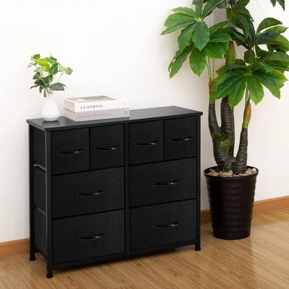 4/5/6/8/9/10/11 Drawers, Bedroom, Wide Fabric Dresser for Storage and Organization