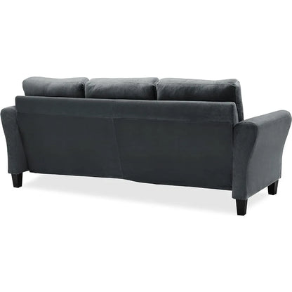 The living room sofa is suitable for families and can accommodate up to three people for daily life