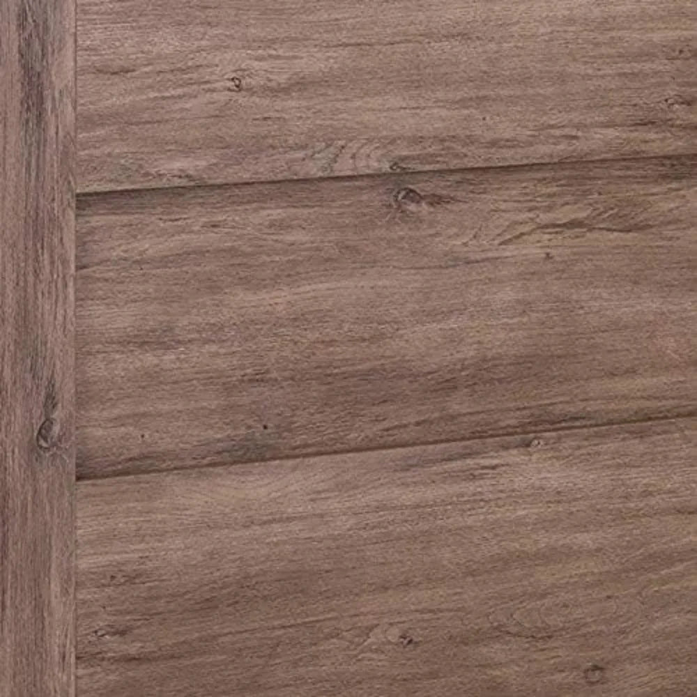 Cabecero de cama con paneles de madera planos y elegantes para camas tamaño king, cabecero de cama tamaño king de madera simplista de 2,25" de profundidad x 81" de ancho x 48" de alto, gris deriva