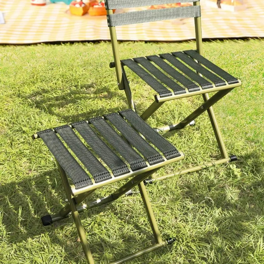 Chaises pliantes pour l'extérieur Tabouret pliable portable Meubles d'extérieur pliants Chaises de salle à manger de patio avec cadre en métal Empilables