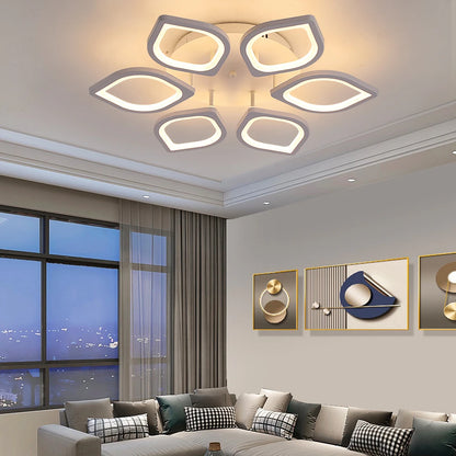 Plafonnier LED moderne en acrylique, éclairage d'intérieur, luminaire décoratif de plafond, idéal pour un salon, une chambre à coucher ou une cuisine