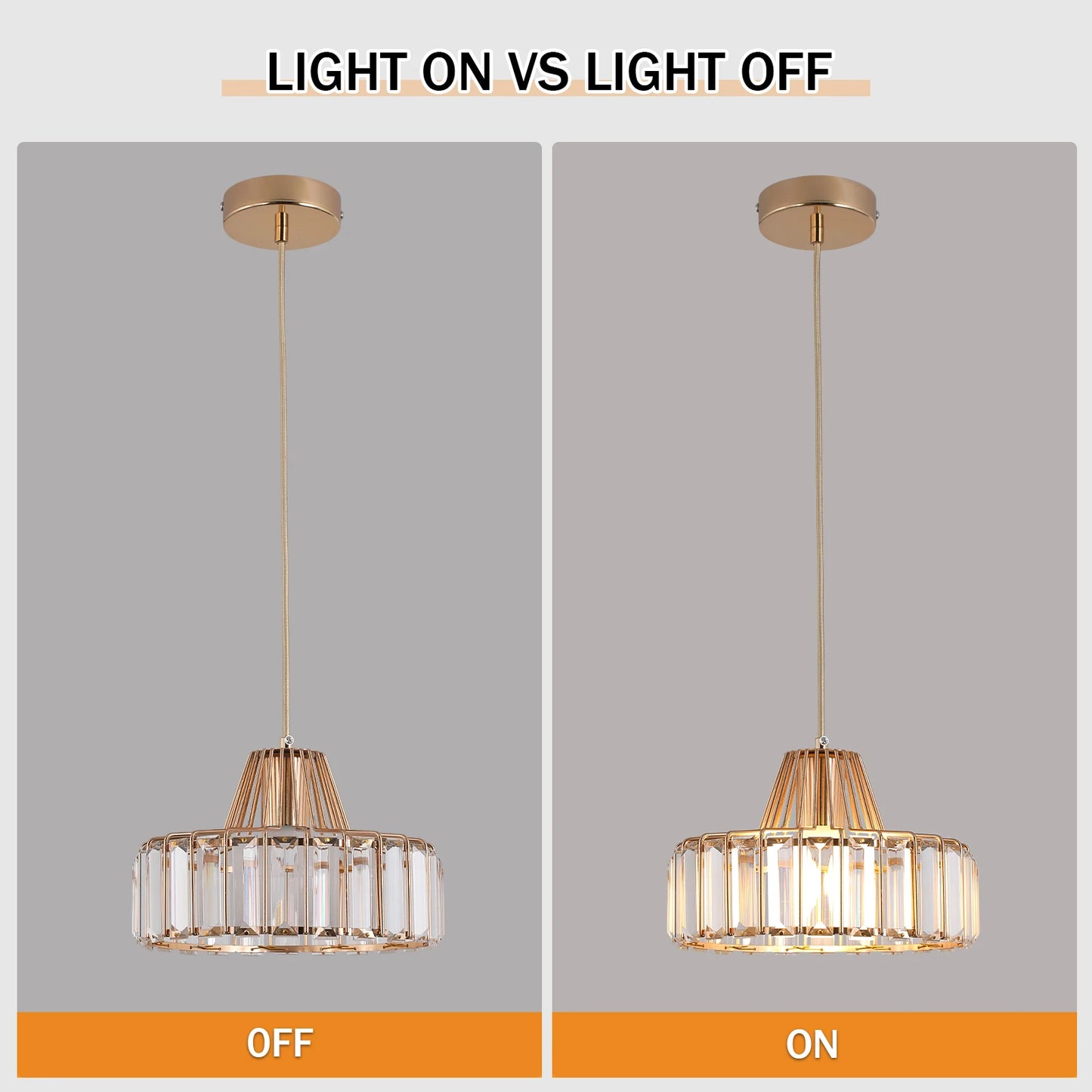 Modern K9 Crystal Pendant Light Led Ceiling Lamp Living Dining Room Nordic Chandelier Aisle Kitchen Island Decor Balcony Fixture