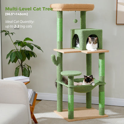 Arbre à chat à plusieurs niveaux avec griffoir pour chat, meuble pour chat, maison, griffoir, fournitures pour chat, jouet pour chat