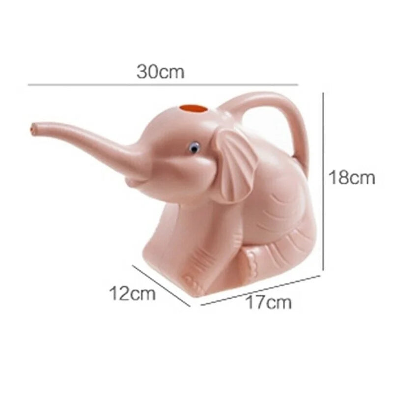 Arrosoir en plastique en forme d'éléphant mignon pouvant planter des plantes d'irrigation extérieure Accessoires pour la maison Outils de jardinage Équipement Fournitures de jardin