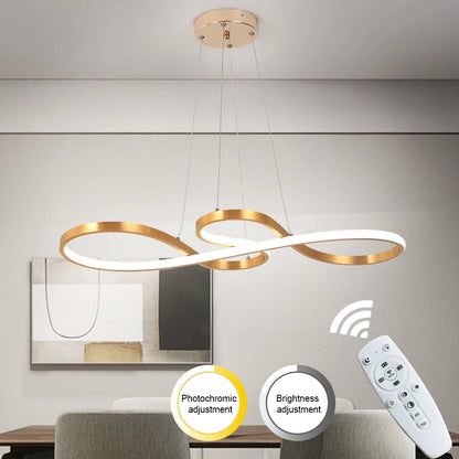 Lampe suspendue moderne en acrylique nordique, plafonnier à LED, design artistique, luminaire suspendu minimaliste pour salle à manger, intérieur