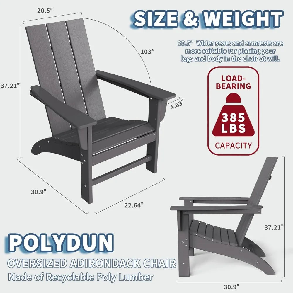 Outdoor Chair, Slate Gray, Outdoor Chair