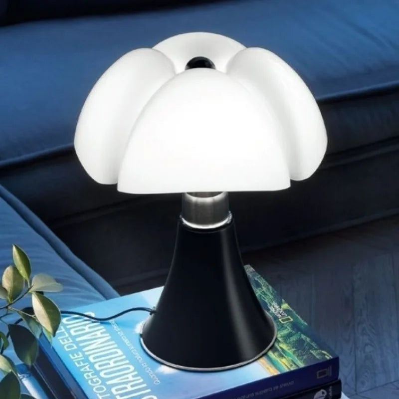 Lampe de bureau à LED rétro à pétales, lampe de bureau de lecture, d'étude, à intensité variable, lampe décorative pour salon, chambre à coucher, lampe de chevet