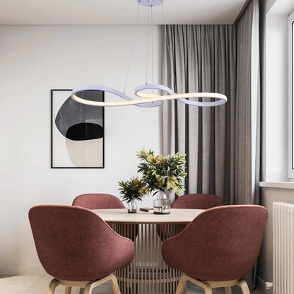 Nordic Led Pendant Hanging Light Decorative Led Ceiling Lamps Lustre Art Design Minimalist Fixture Indoor Lighting Chandelier