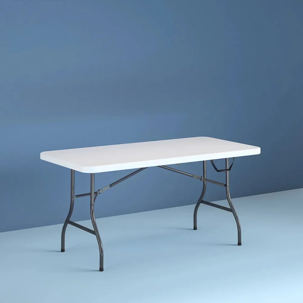 6 Foot Folding Table In White Speckle Free Shipping Camping Chair Dining Tables Furnitures Home Furniture Desk Room Portable