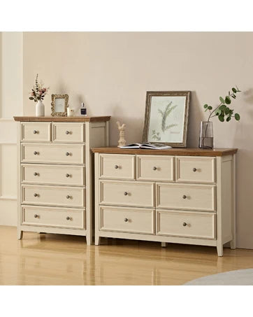 White Dresser for Bedroom, Drawer, Tall Nightstand, Modern White Drawer Cabinet for Living Room,Home Office