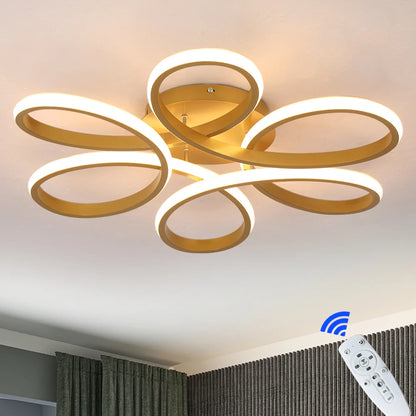 Nordic Acrylic Pendant Light Modern Twisted Led Ceiling Lamp Chandelier Kitchen Dining Room Aisle Decor Hanging Fixture Lumina