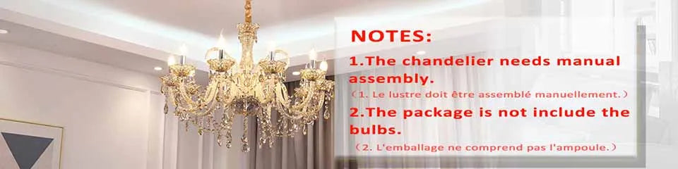 TRY-YEAN Vintage Crystal 10 Arm Cognac Chandelier Classic K9 Crystals Drop Pendant Lighting for Living Room Bedroom Hallway E14