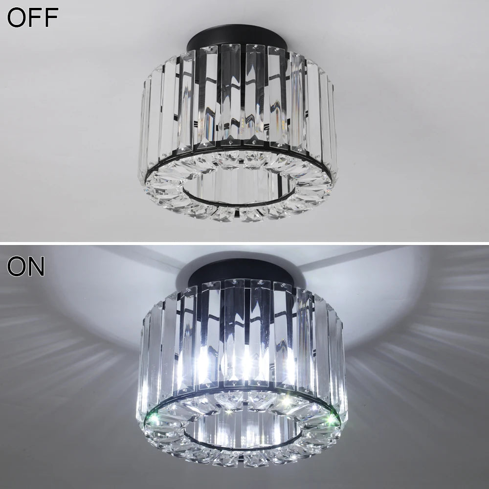 Lampe suspendue à LED en verre, lampe de plafond moderne réglable pour salon, salle à manger, allée nordique, décoration de balcon, couloir, luminaire suspendu