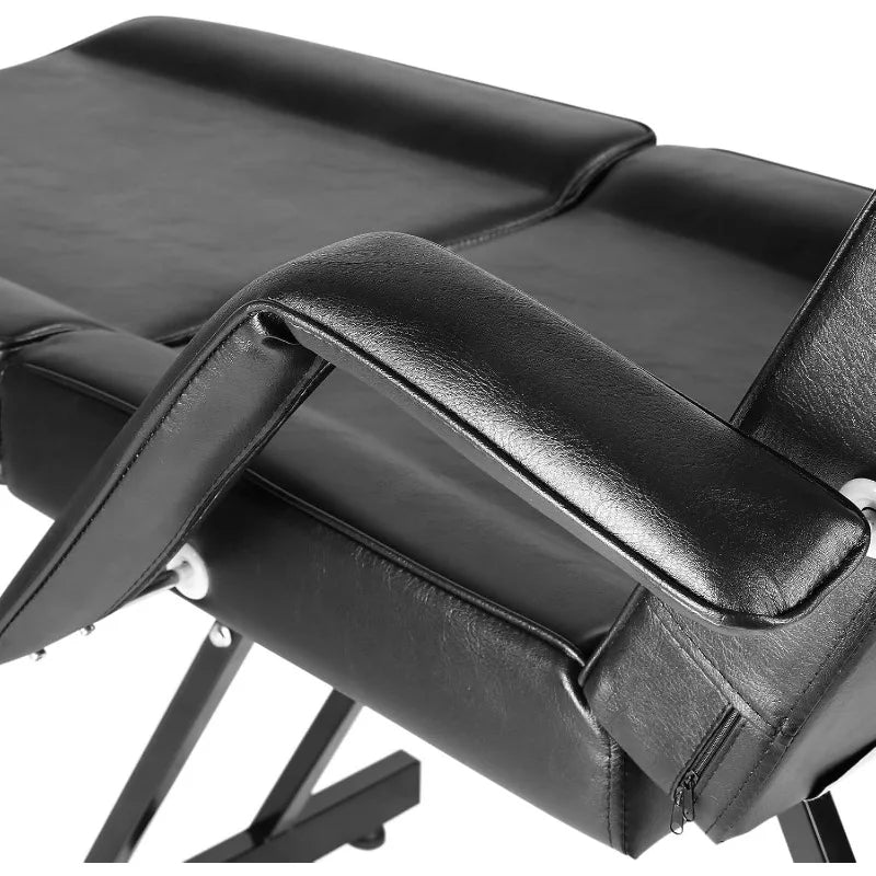 Table de massage pour le visage, chaise de tatouage réglable avec lit de barbier gratuit, chaise de spa, équipement de massage pour salon, lit de tatouage, chaise de salon