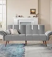 Convertible Sectional Sofas Couches for Living Room,L Shaped Couch with Storage Ottoman,Small Sectional 3 Seater Sofa Small