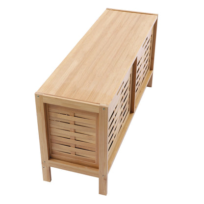 Mesita de noche para dormitorio, mesita de noche de madera maciza, 42 x 26 x 40 cm, mesita de noche para té, mesita de noche, estantes, muebles modernos