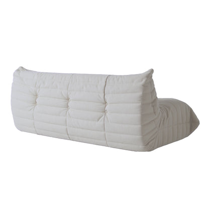 Moderno conjunto de sofá tipo puf para sala de estar, dormitorio, sofá de ocio, tatami, cómodo sofá perezoso de terciopelo de peluche, sofás de suelo suave, sillas