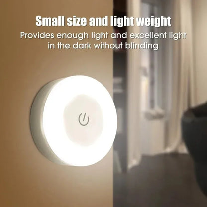 Luz nocturna con sensor táctil LED, 3 modos de atenuación, luces de pared, lámpara de noche portátil recargable por USB para sala de estar, dormitorio, iluminación