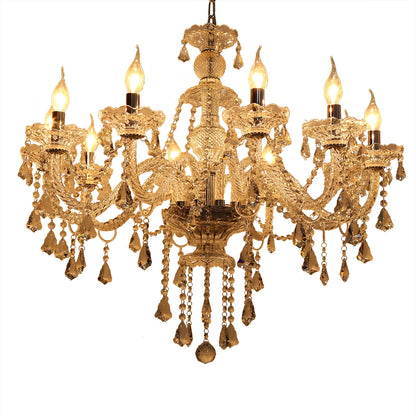 Yonntech 4/6/8/10/15 arms Lights Crystal Chandelier Pendant Ceiling Light Chandelier Lamp Living room light Vintage