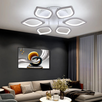 Modern Interior Acrylic Ceiling Lamp Living Room Bedroom Pendant Lamp Decorative Home Lighting Fixtures Indoor Chandelier Lustre