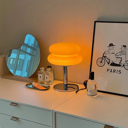 Lámparas de mesa LED nórdicas con atenuación continua, accesorio de iluminación interior, mesa de comedor, sofá, dormitorio, mesita de noche, decoración del hogar, lámpara de escritorio