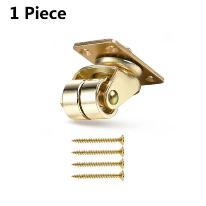 Replacement Chair Caster Wheels 360 Degree Swivel Furniture Caster Piano Accessories Plate Casters Rust Resistant For Chinese &