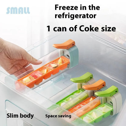 Creative Ice Cube Mold Household Ice Maker Food Grid Grade Press Tray Mold Whiskey Cocktail Drink Ice Box Summer Kitchen Gadget