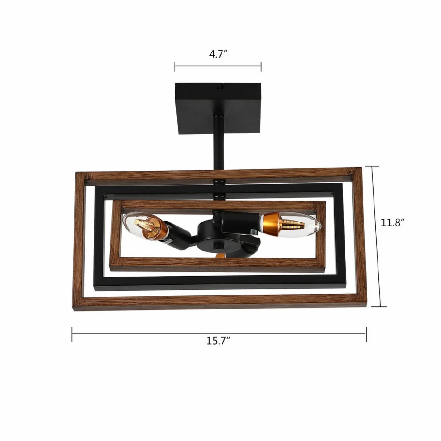 Lustre de ferme rustique américain, luminaire suspendu, lampe de plafond, éclairage greatcda (2934)