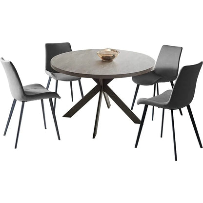 Circular dining table set, medieval modern circular dining table 47 inches, casual coffee tabl42.1"D x 42.1"W x 30.3"H