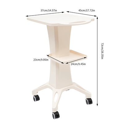 Beauty Instrument Cart Salon Spa Trolley Stand with Wheel Barber Shop Storage Shelf Rolling Cart  Tattoo Equipment