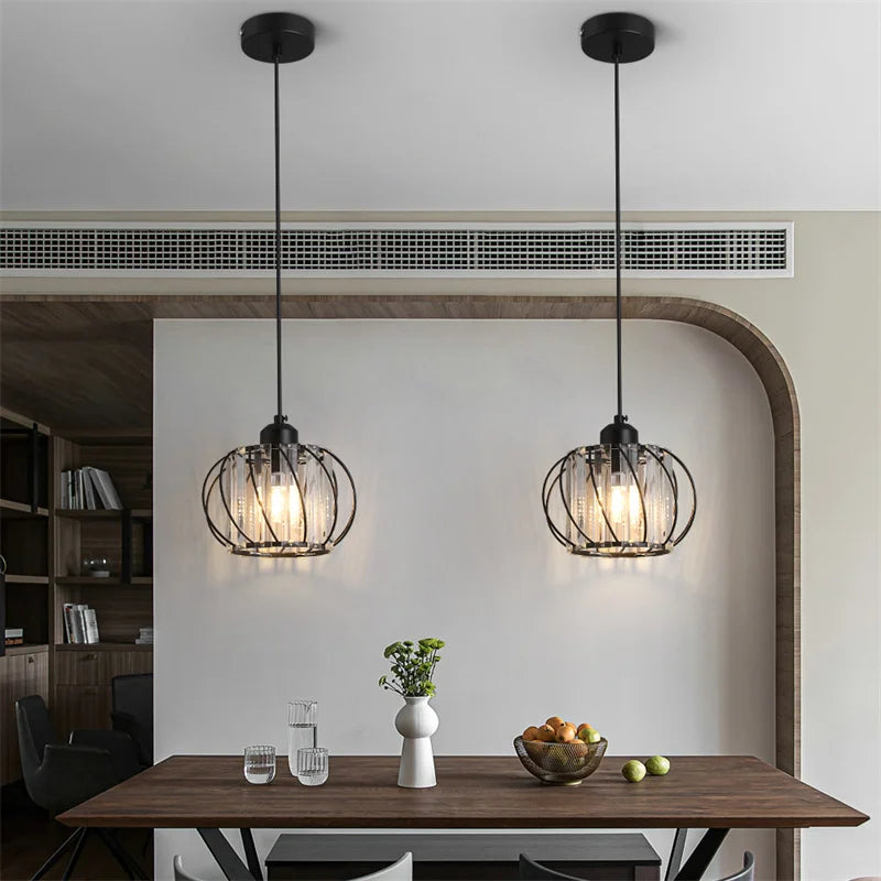 Modern Chandelier With E27 Bulb For Dining Room Bedroom Hanging Light Fixture Lustres Simple Pendant Lights Home Decor Ceiling