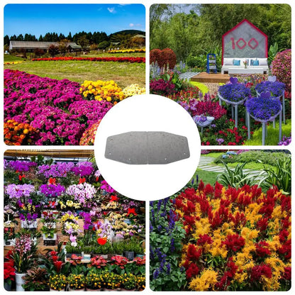 Garden Bed Corners 4pcs DIY Garden Bed Metal Corner Connector Gardening Furniture Patio Plant Support Structures For Park