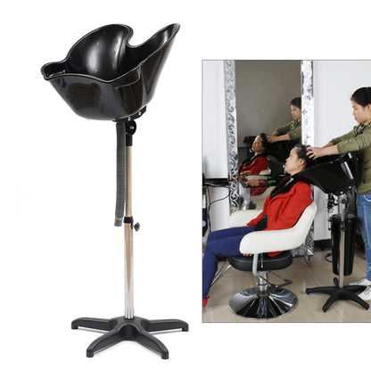 Bassin à shampoing portable, bassin profond, hauteur réglable, lavabo pour salon de coiffure, lavabo portable et mobile