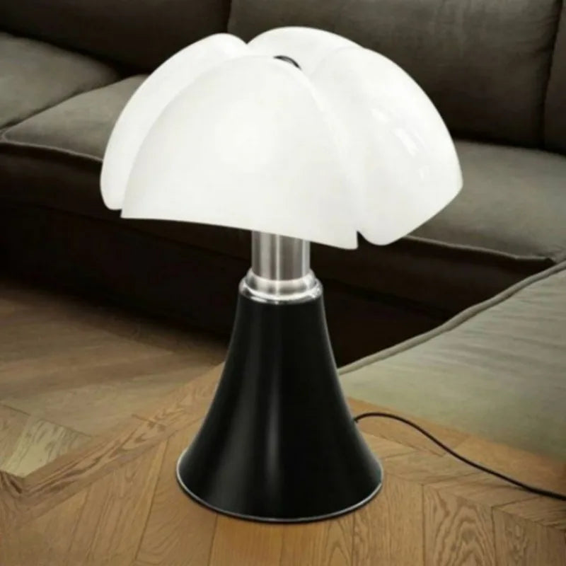 Lampe de bureau à LED rétro à pétales, lampe de bureau de lecture, d'étude, à intensité variable, lampe décorative pour salon, chambre à coucher, lampe de chevet