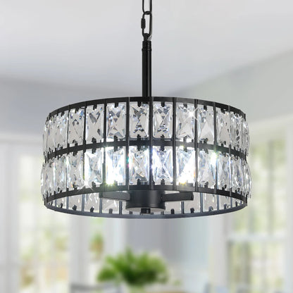 Luxury Pendant Light Crystal LED Chandelier Nordic Home Decor Ceiling Lamp Modern Kitchen Island Dining Living Room Fixture Lum