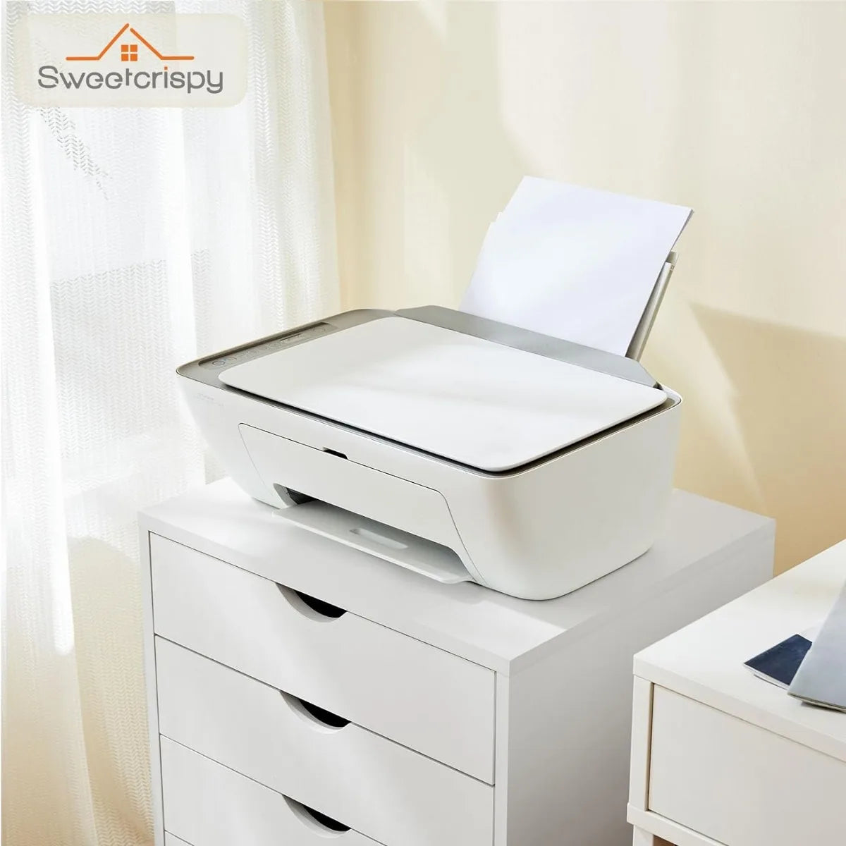 7 Chest of Drawers - Dresser Storage Cabinet Wooden Dresser, White Drawer Wooden Tissue Furniture for Office, Home