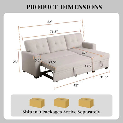 Sofá cama, estructura de cama de madera, para sala de estar, dormitorio, oficina, sofá cama modular extraíble, muebles de sala de estar convertibles