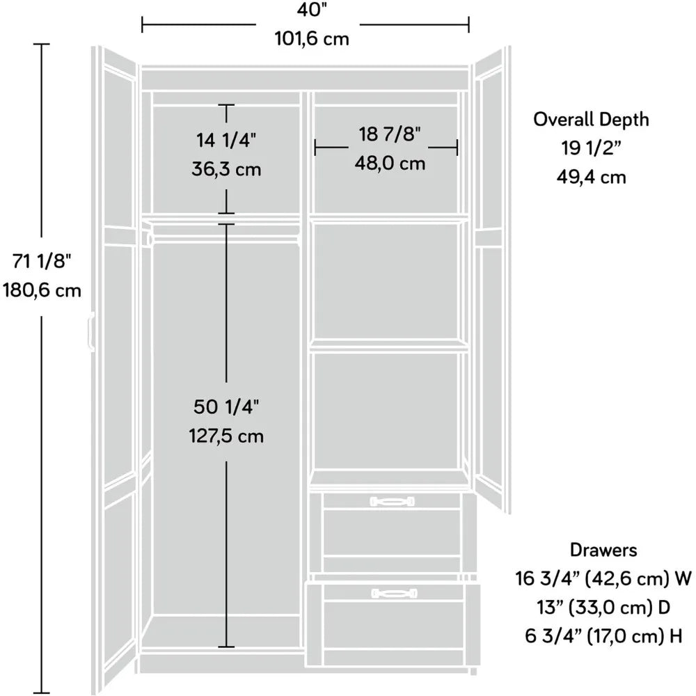 Wardrobe Wardrobe Bedroom Furniture Miscellaneous Wardrobe/Storage Pantry Cabinets Cinnamon Cherry Open Cabinet Cabinet/ Closet