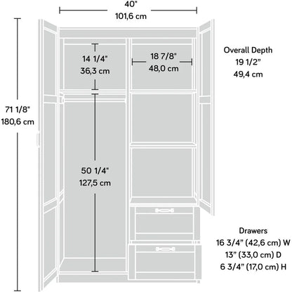 Wardrobe Wardrobe Bedroom Furniture Miscellaneous Wardrobe/Storage Pantry Cabinets Cinnamon Cherry Open Cabinet Cabinet/ Closet