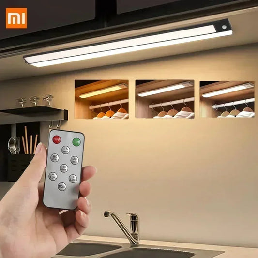 Luz nocturna LED inalámbrica Xiaomi con sensor de movimiento, recargable por USB, para armario de cocina, lámpara de escritorio, decoración de habitación