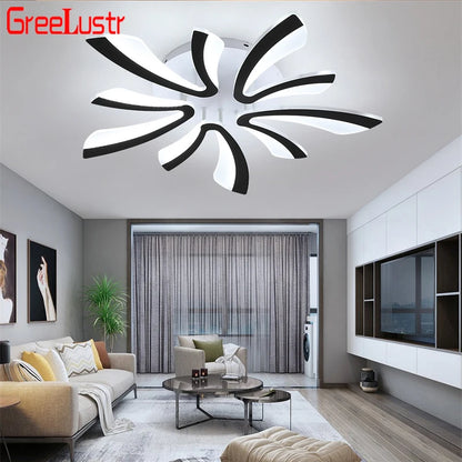 Modern Acrylic Led Ceiling Chandelier Lamps Lustre iluminação Light  For Living Room Bedroom Kitchen Pendant Lights Fixtures New