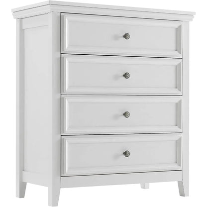 Cómoda blanca para dormitorio, cajón, mesita de noche alta, mueble con cajones blanco moderno para sala de estar, oficina en casa